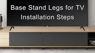 How to install tv legs for tcl roku tv leg