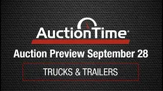 Truck & Trailer Auction Preview - September 28, 2022