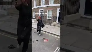 Thief caught red handed and painted red..