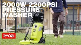 RYOBI: мойка высокого давления мощностью 2000 Вт и давлением 2200 фунтов на кв. дюйм в действии