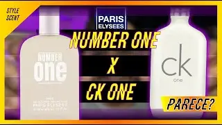 NUMBER ONE de PARIS ELYSEES &eacute; um Clone do CK ONE?