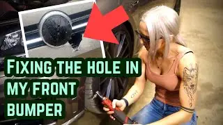 Замена переднего бампера на моем Golf R!!
