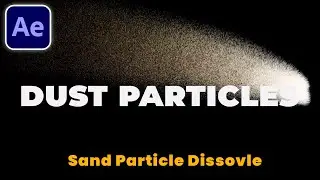 Text to Sand Animation Tutorial | After Effects Particle Dissolve | Text to Dust Effect | NO PLUGIN