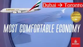 Отчёт о перелёте Emirates Airbus A380-861: Дубай 🇦🇪 — Торонто 🇨🇦 (эконом-класс)
