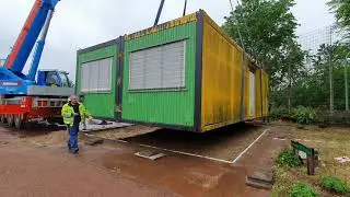 Container Versetzung bei Viktoria Buchholz 27.04.2019