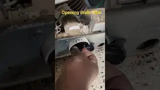 How to manually drain water from a blocked washing machine #viral #shorts #trending