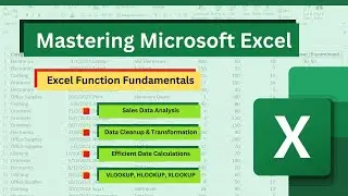 Mastering Excel Function : Learn by Doing with Sales Data Analysis Exercises