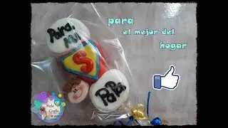 paleta de bombon un detalle para el dia del padre