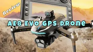 Дрон AE8 EVO с GPS | Камера 8K | Экран управления | Система предотвращения столкновений на 360&deg;