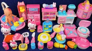 10 Minutes Satisfying with Unboxing Pink Kitchen Toy Play Set Review Toys | ASMR