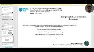 Anonymization, Hashing and Data Encryption Techniques: A Comparative Case Study