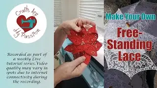 How To Make Free-Standing Lace With Your Embroidery Sewing Machine