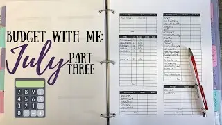 Budget With Me!💰 July Pay Period #3✨ | Low Income Budget! | Dave Ramsey Inspired Budget!