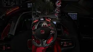 Honda Civic Interior ❤️ #hondacars #hondacivic #carsofinstagram #ledsteeringwheel #civic #jdm #cars