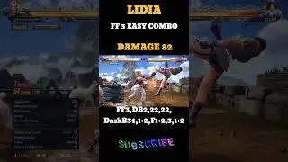 Tekken 8 Lidia combo guide I Lidia FF3 easy combo I Lidia combo tekken 8#Lidia#tekken8#combo#guide