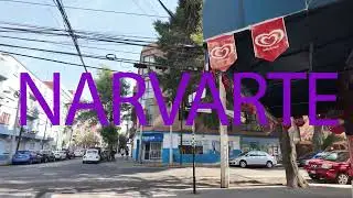 NARVARTE  WALk 4k CIUDAD DE M&Eacute;XICO. CDMX