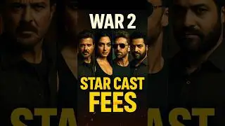 WAR 2 Star Cast Fees Revealed! | #shorts