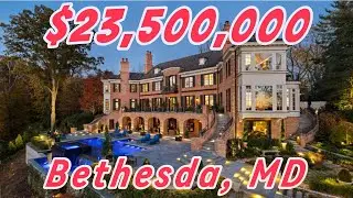 Bethesda MD's Most Expensive Home: Inside a $23.5M Modern Mansion