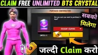 FREE FIRE EVENT TODAY||HOW TO CALIM FREE BTS TOKEN