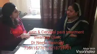 Low back pain & Cervical pain treatment by Panchakarma Ayurvedic Neurotherapy  Swaroop Clinic Dr Nee