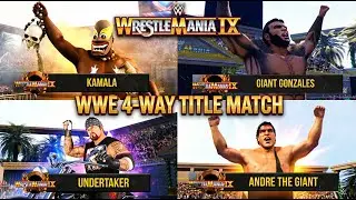 WWE SUNDAY SPECIAL 028 WWE 4-WAY FULL TITLE MATCH: THE UNDERTAKER VS KAMALA VS GONZALEZ VS ANDRE