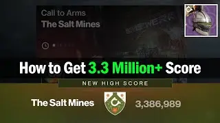 How To Get 3.3 Million+ Score in The Salt Mines Guide - Call to Arms 