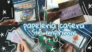 PAPELERÍA CASERA SIN IMPRIMIR PT.10 💌✨🍄 - micnotes 🎨