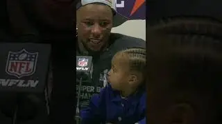 Saquon Barkley&rsquo;s kid is too cute 🥹 #SaquonBarkley #NFL #eagles #philadelphiaeagles #superbowllix