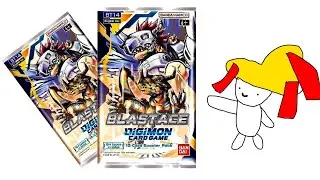 Digimon TCG Blast Ace Double Pack Box Opening!
