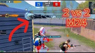 Pubg TDM BEST Gameplay]2 vs 2 Sniper M24]20s Hero YT