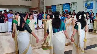 Thiruvathira dance performance at Infopark, Kochi