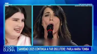 Sanremo 2025 continua a far discutere: parla Maria Tomba - La Volta Buona 21/02/2025
