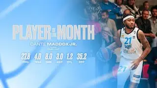 Dante Maddox Jr. | BNXT Player of the Month JANUARY #bnxtleague #basketball