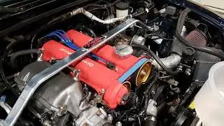 Turbo Miata first start with Built BP4W head