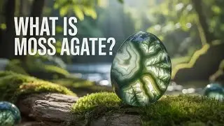 What is Moss Agate? | The Forest Inside a Gemstone | moss agate crystal | moss agate cabochons