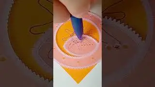 Soothing Doodle Art for Stress Relief #ASMR #CalmDrawing #PeacefulPatterns