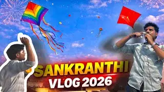 Sankranthi Vlog 2026 🪁😱🥵 | Full Kites Cutting Video🪁🧵 |#sankranthi #kites #kiteseason #trending