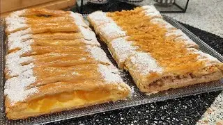 Jalousie amande/pommes_Frangipane_almond/apples puff pastry_ جالوزي/فرونجبان المحلات باللوز/التفاح