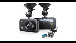 AutoSky ADC-101 Dash Cam Front and Rear