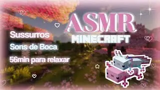 Resolvi explorar o mundo… e deu nisso aqui 🌸 | ASMR Minecraft (56min relax)