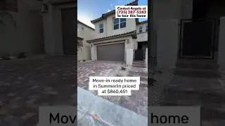 Brandnew Move-In Ready Home For Sale in Summerlin Las Vegas | Richmond American