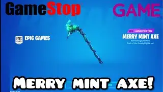 New Merry Mint axe showcase! (Gamestop / GAME exclusive) | Fortnite Chapter 2