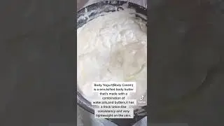 Watch me make our new body yogurt and quick update!