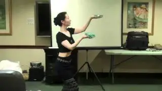 Chinese Guzheng music and dancer
