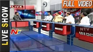 War Of Words Between TRS and Congress Leaders in Telangana || Comments || Live Show Full Video