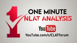 NLAT 2020 - LIVE ANALYSIS & CUT OFFs in ONE MINUTE