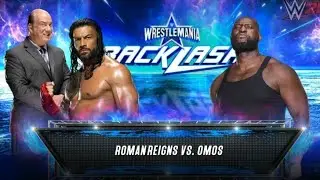 WWE Roman Reigns vs Omos Championship Match Wrestlemania backlash 2023||@GamerzPark
