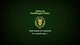 Reggae for Sleep 🌿🌙  Black Screen | Deep Roots Instrumental | Night Music