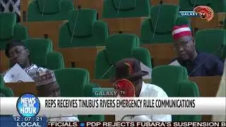 REPS RECEIVES TINUBU'S RIVERS EMERGENCY RULE COMMUNICATIONS