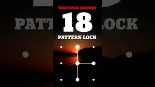 18 pattern lock 🔐||#youtubeshort #shorts #short
